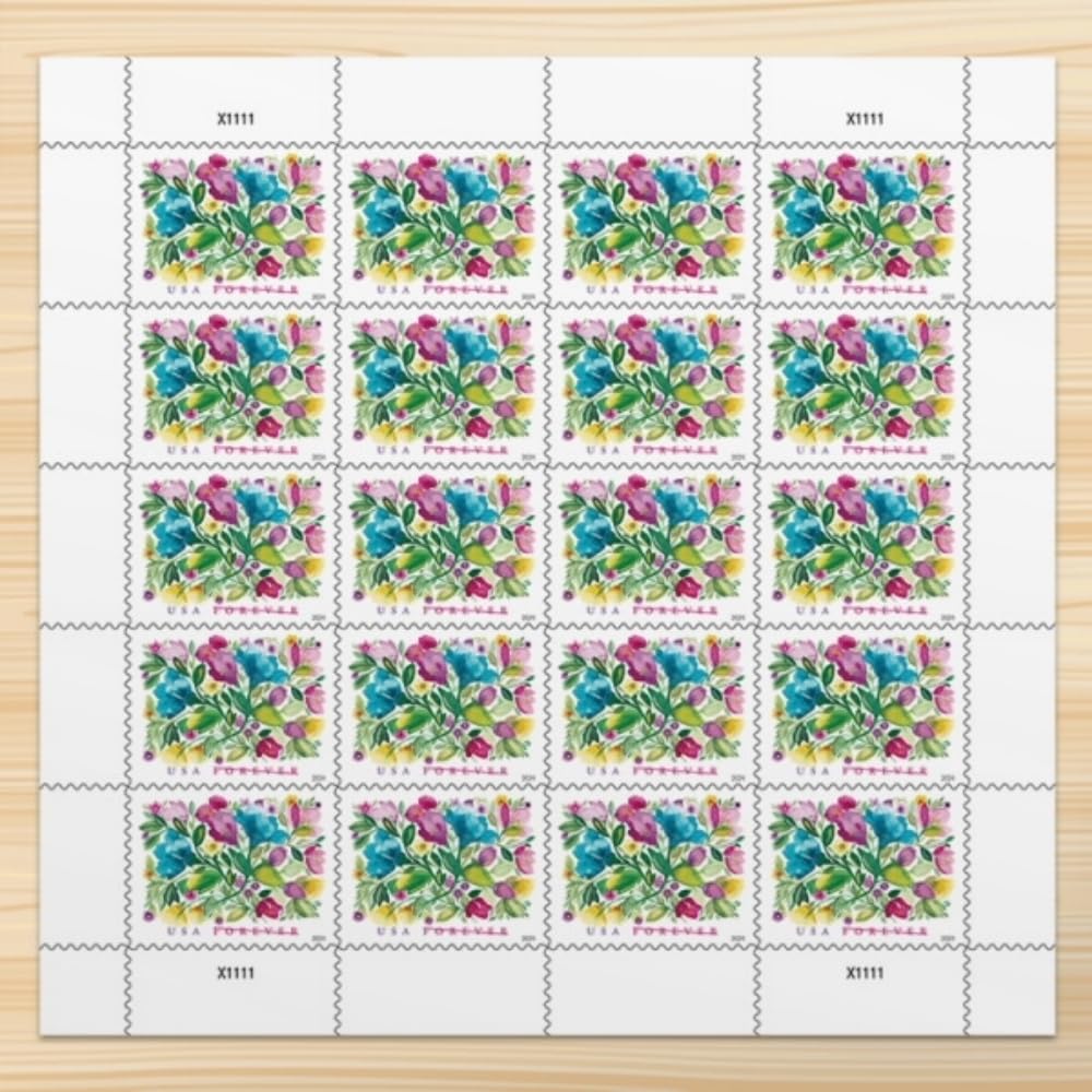 United States Postal Service Celebration Blooms (Sheet of 20) Forever Postage St