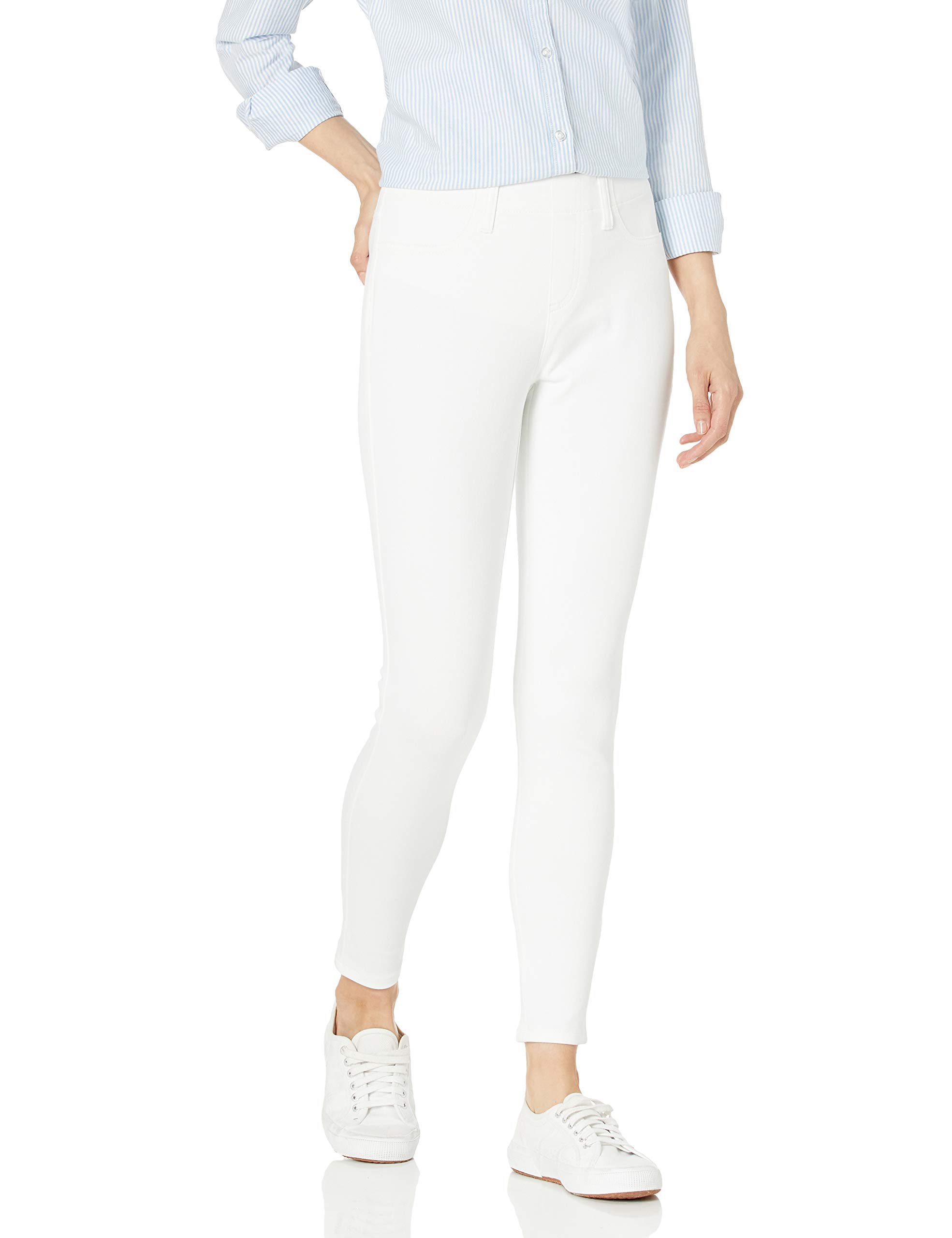 Amazon Essentials Women's Pull-On Mid Rise Stretchy Knit Jegging