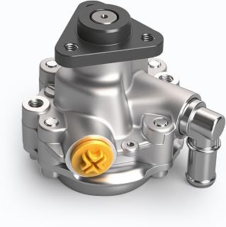 Loautong Power Steering Pump, 21-5350, for BMW 320i 323Ci 323i 325Ci 325i | for BMW 330i 328Ci 328i 330Ci, for LF-20 Type, 2001-2006, OE 553-58945, 553-59076, 32416750423, 32416760034, 32416760036