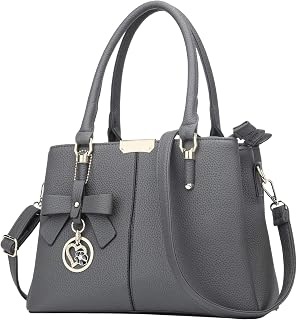 KKXIU Women Purses and Handbags, PU Leather Top Handle Satchel Bag