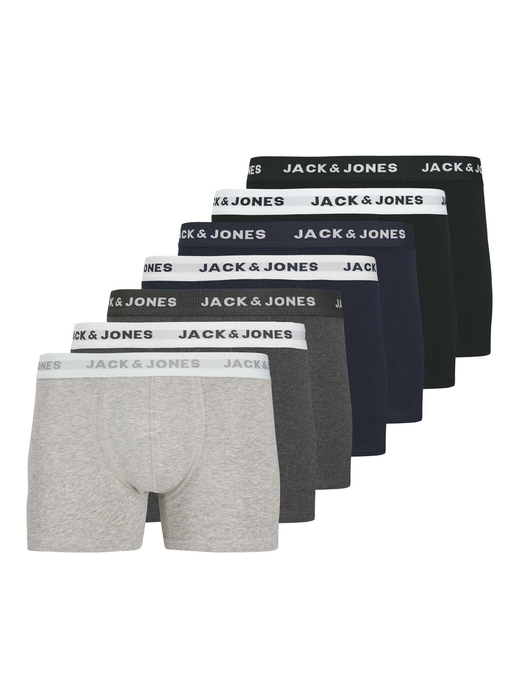 JACK & JONES Mens Pack Huey Trunks Plus Size