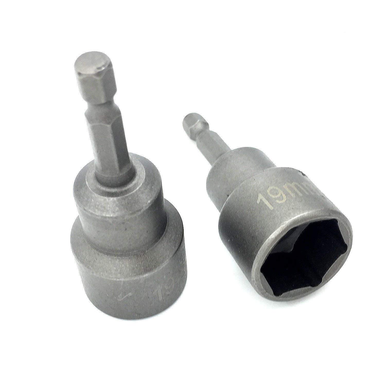 PANOVOS 2pc Leveling Scissor rv-Jacks Socket Drill Adapter With 1/4 Quick Connec