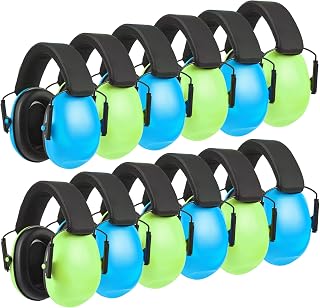 Amylove 12 Pcs Kids Noise Cancelling Headphones Ear Muffs Fresh Style