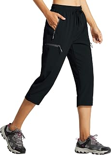 Libin Women's Capri Pants Cropped Cargo Hiking Capris Pants