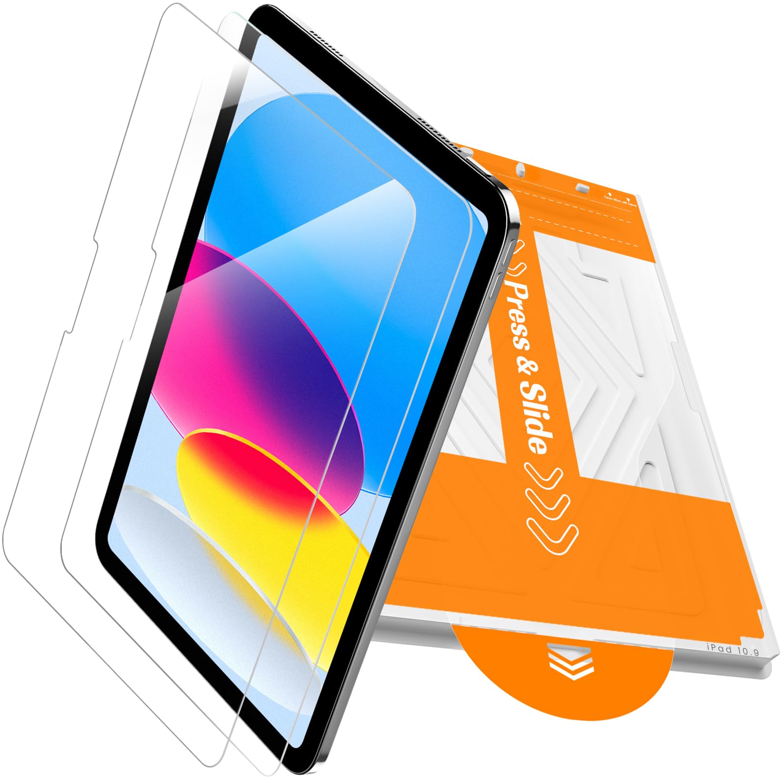 PandaShield 2 Pack for iPad 11th Gen A16/10th Gen 11/10.9" Screen Protector | 9H
