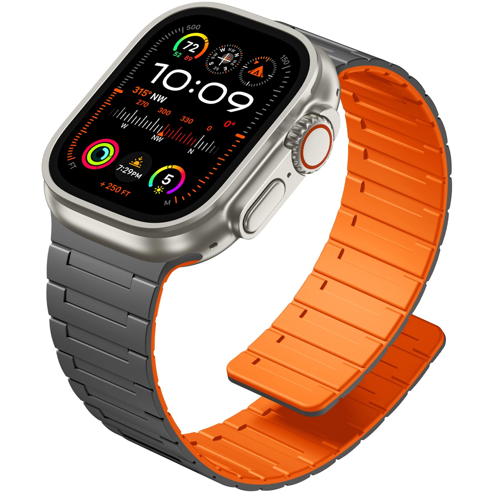 Magnetic Sport Band for Apple Watch Bands for Men Ultra 4 3 2 1