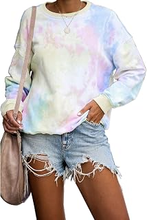 Eytino Pull décontracté à manches longues en tricot gaufré pour femme avec col en V