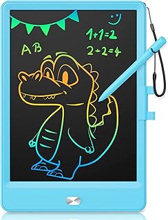 KOKODI LCD Drawing Tablet 8.5 Inch for Girls Boys, Valentine's Day Easter Birthday Gift for Kids, Toy Gifts for 2 3 4 5 6 7 Years Old, Drawing Board Kids Educational Reusable (Blue)