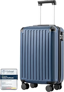 COOLIFE Suitcase Cabin 55 x 35 x 20 Ryanair EasyJet Hardside Luggage ABS