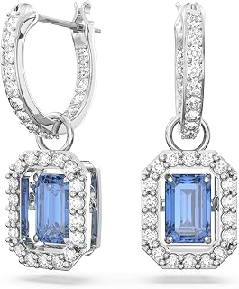 Swarovski Millenia Women's Sterling Silver Pendant Earrings - Crystals, Sterling Silver
