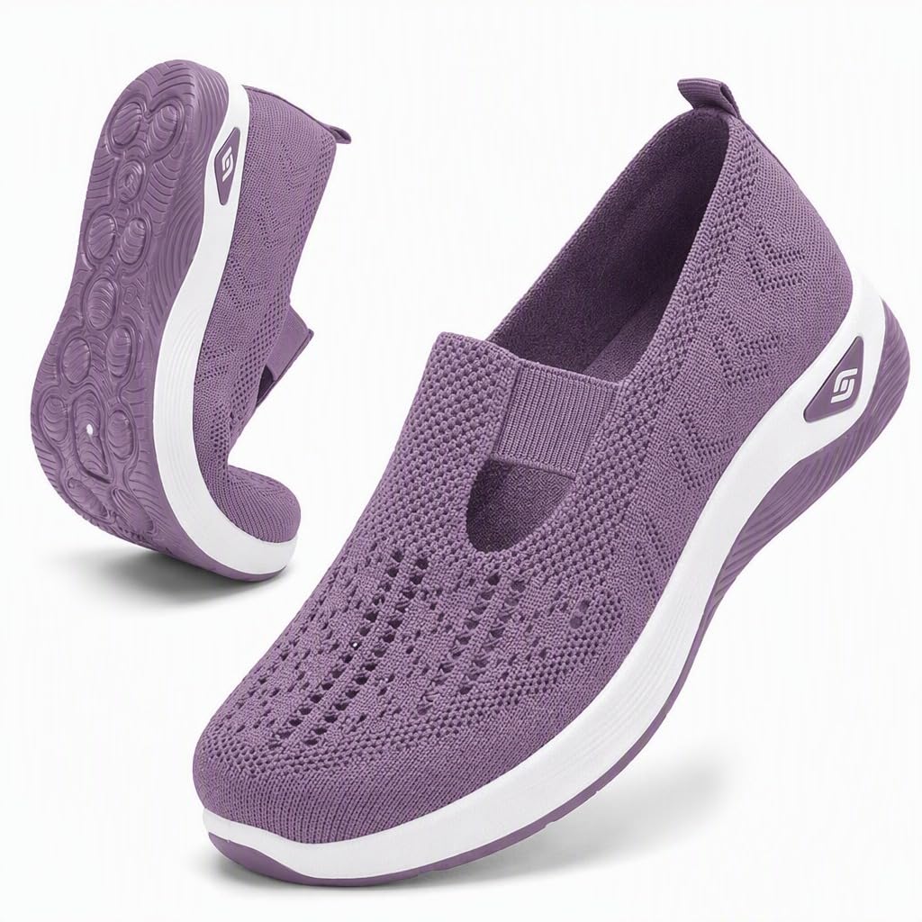 Generic Women's Walking Shoes Breathable Comfortable Anti-Slip Lightweight Arch 
