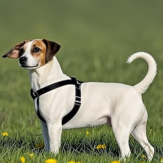 Adjustable Outdoor Dog Harness Anti Pruno Chalk Design Comfortable Durable Fits Small, Medium and Large Dogs for Walking