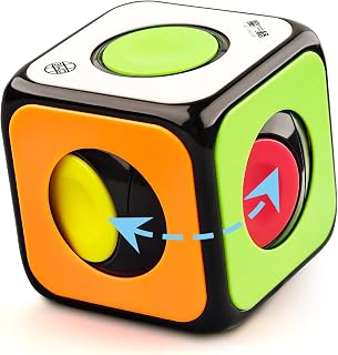 ROXENDA Speed Cube, Irregular 1x1x1 Cube, 3D Smooth Fas CubeToys Fast Cubing Fun for Children Adults (1x1x1 Cube)
