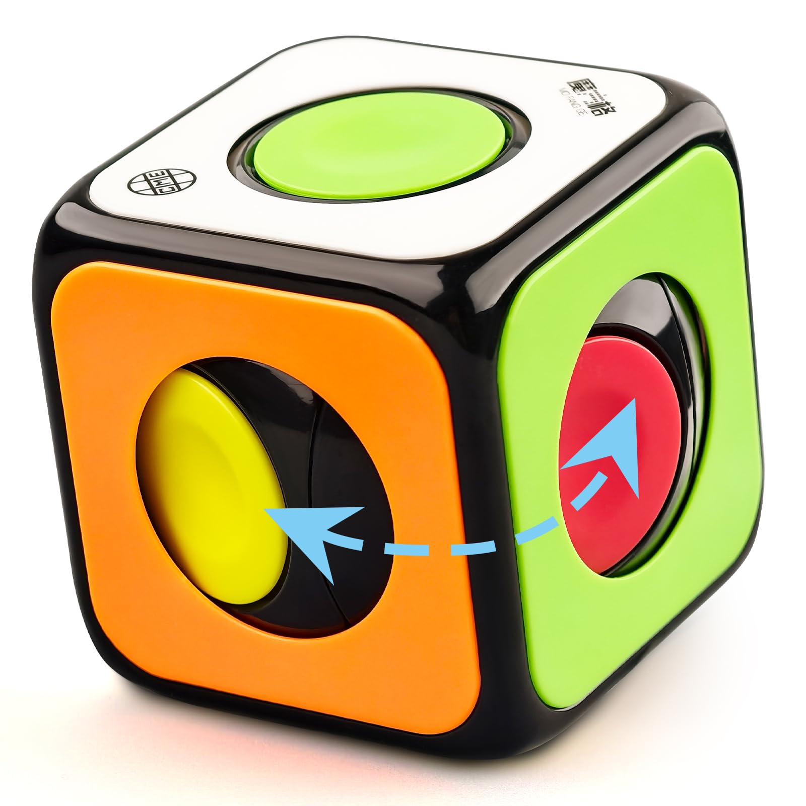 ROXENDA Speed Cube, Irregular 1x1x1 Cube, 3D Smooth Fas CubeToys Fast Cubing Fun