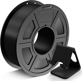 JAYO PLA 3D Printer Filament 1.1KG Black, PLA Filament 1.75mm, Dimensional Accuracy +/- 0.02mm, Neatly Wound Filament, Fits Most FDM Printer.