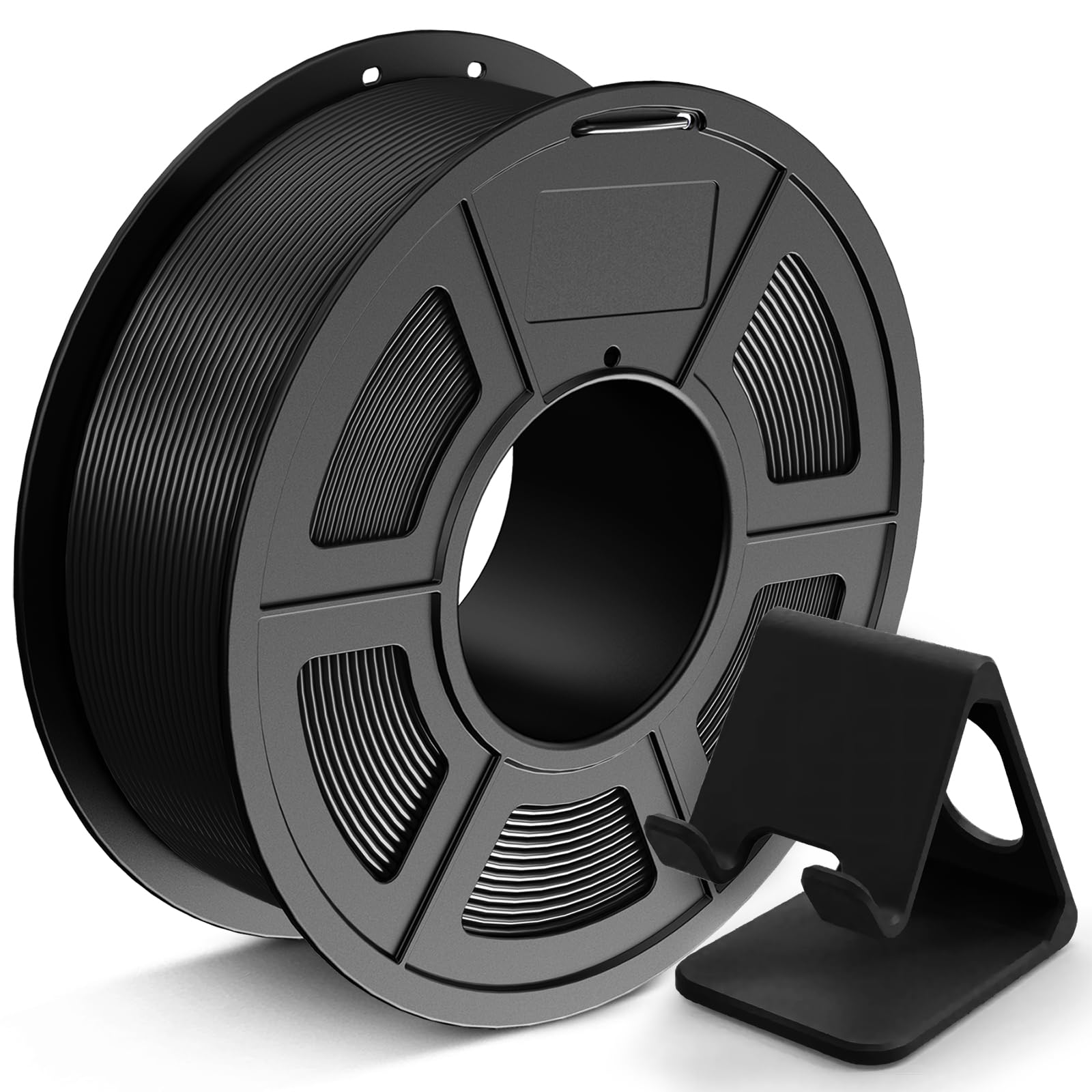 JAYO PLA 3D Printer Filament 1.1KG Black, PLA Filament 1.75mm, Dimensional Accur