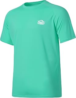 Willit Rashguard Short Sleeve UPF 50+ Quick Dry Sun Protection Swim Shirt