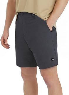 Quiksilver Regular Fit Fixed Waist Water Friendly Active Hybrid Shorts Casual Men's Shorts