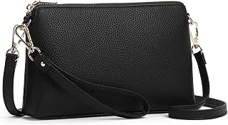 GAEKEAO 女性用スモールクロスボディバッグ RFIDリストレット クラッチウォレット 財布
