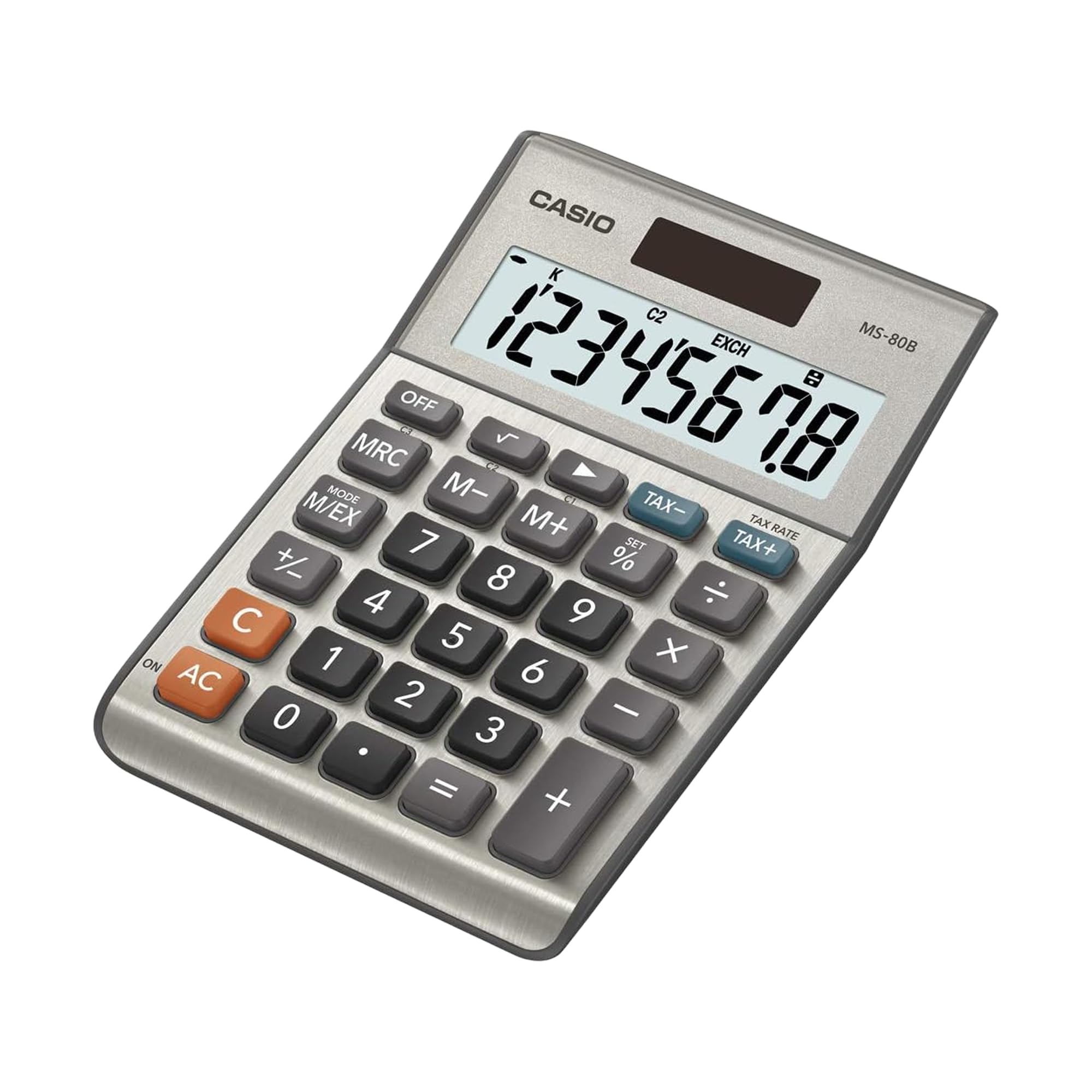 Casio MS-80B Desktop Calculator, Tax & Currency Tools | General purpose calculat