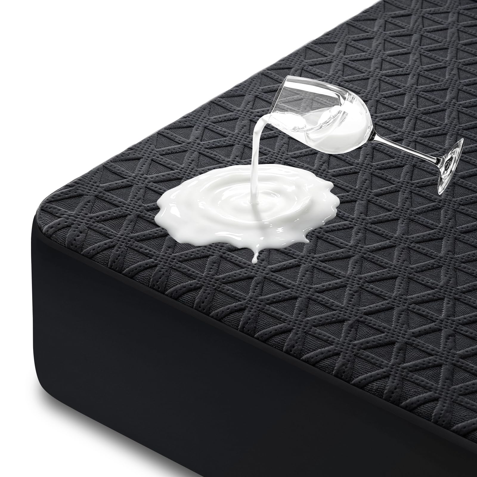 Premium Waterproof Mattress Protector Twin XL Size, Noiseless Deep Pocket