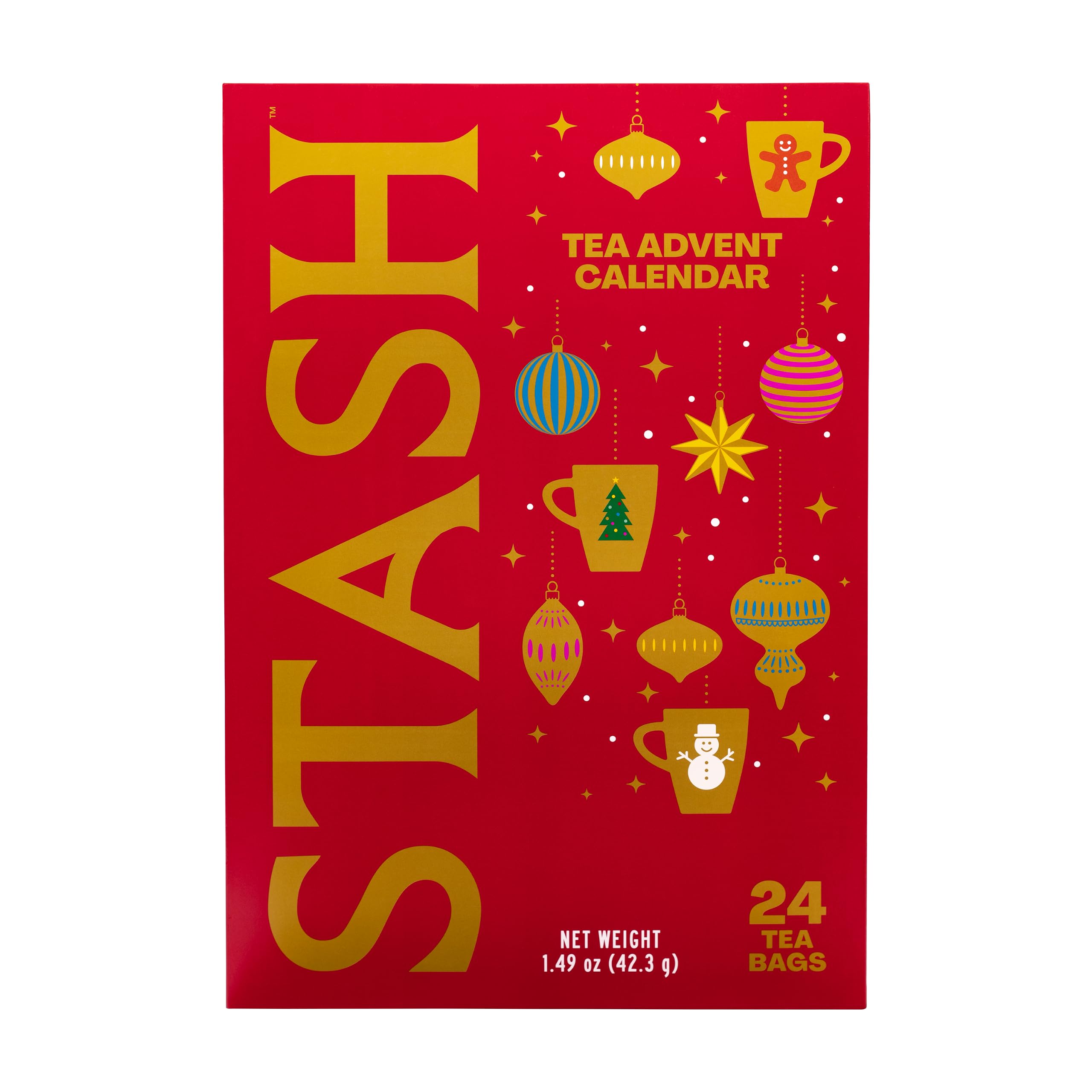 STASH Tea Advent Calendar 2025 – 24 Days Holiday Tea Sampler & Variety Pack – Bl
