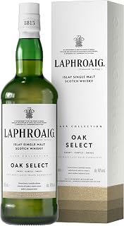 Laphroaig Oak Select | Scotch | Islay | Single Malt Peated Whisky | Smoky, Salty & Sweet | 40% ABV | 70cl (Packaging may vary)