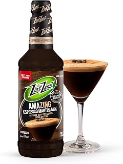 Zing Zang Espresso Martini Mix (32 Fl Oz, Pack of 1) Cocktail Mixer | Made with Real Coffee | Made in USA | No High Fructorse Corn Syrup |