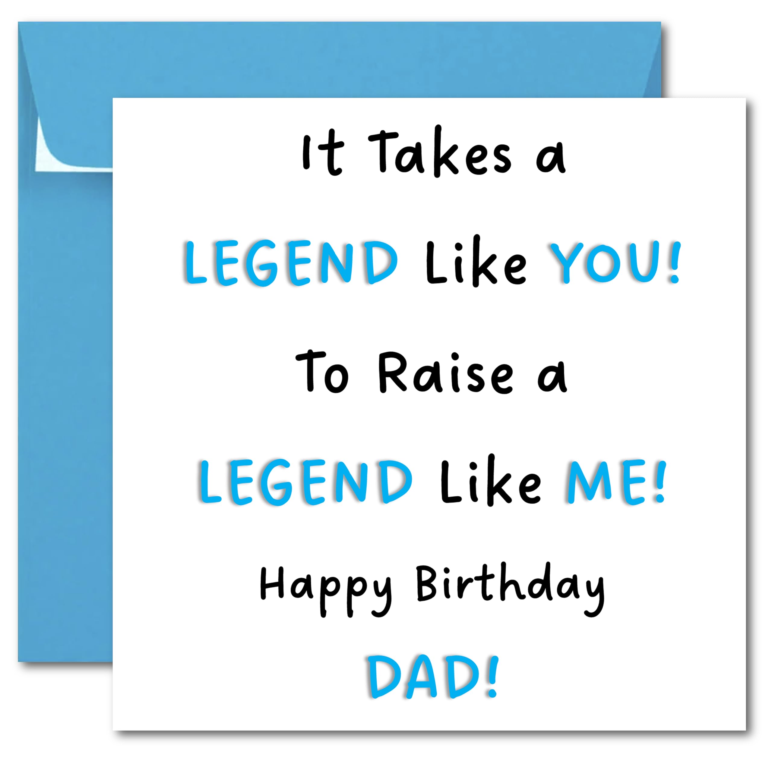 Printperfect dad birthday cards, happy birthday dad legend card, funny dad cards