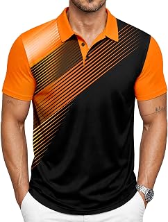 SCODI Mens Golf Polo Shirt Short Sleeve Tactical Tennis Casual T Shirt