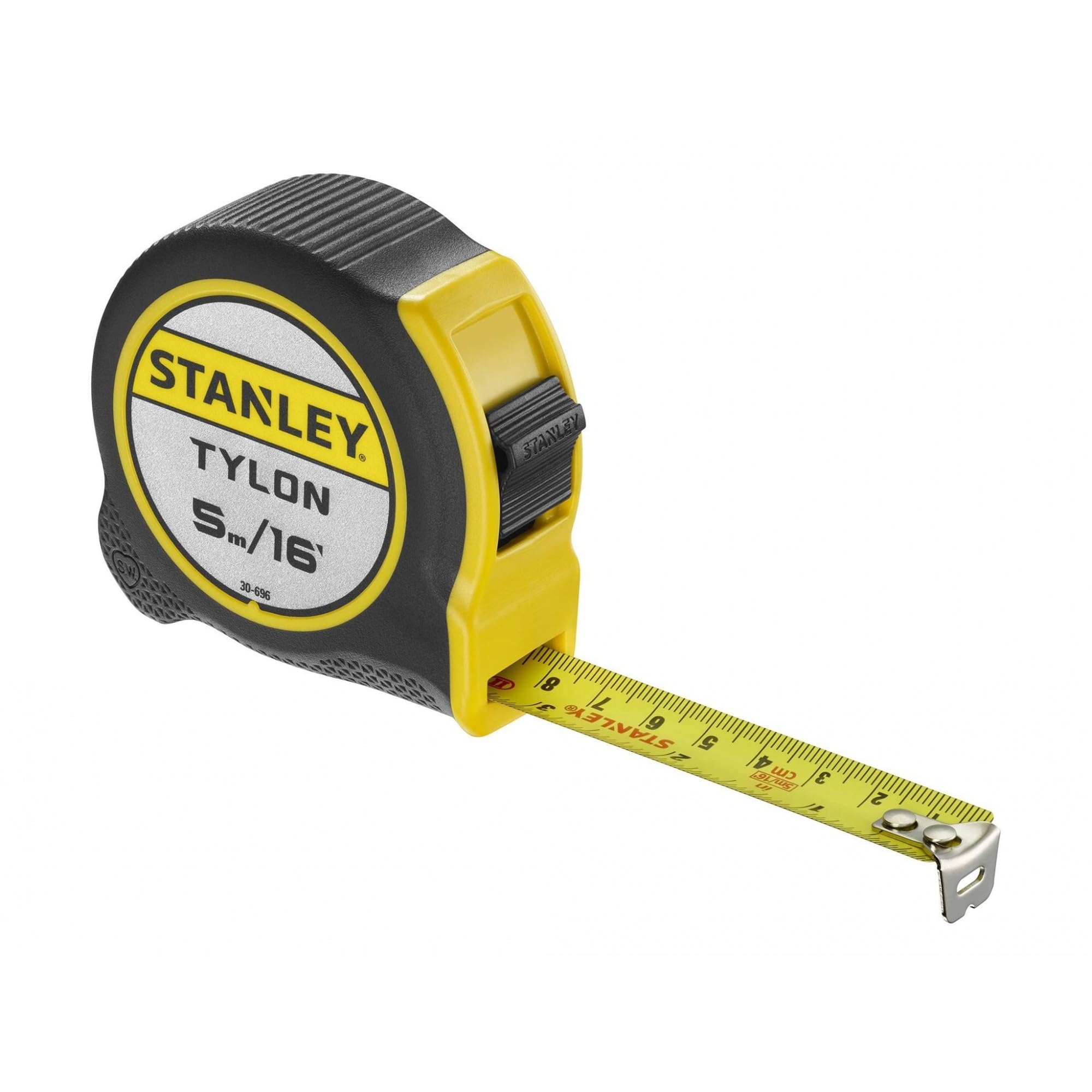 STANLEY 5m Tape Measure, 19mm Width, 1-30-696 | Durable Tylon Blade Coating, Com