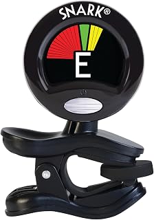 Snark SN5X Clip-On Guitar, Bass & Violin Tuner - Black | Fast & Accurate Chromatic Tuning | Rotating Display | Battery Included