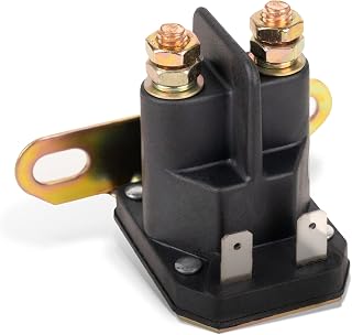 Canamax 862-1211-211-16 AM138068 Starter Solenoid Relay 12V - Compatible with Trombetta John Deere MTD Cub Cadet Lawn Tractor 725-04439 LA100 LA105 LA110 LA115 LA120 LA125 LA135 LA140 LA150 LA155