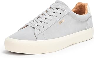 BOSS Mens Aiden Suede Low Top Sneaker Sneaker