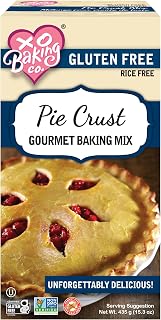 XO BAKING Gluten Free Pie Crust Mix, 435g