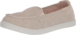 Roxy Womens Minnow Slip On Sneaker Shoe Loafer Flat, Heather Oatmeal 231, 7.5 US