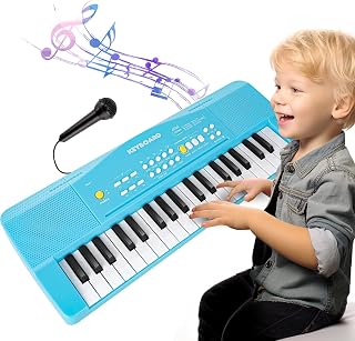 37 Keys Kid Toddler Toy Piano Keyboard Electric Pianos with Microphone