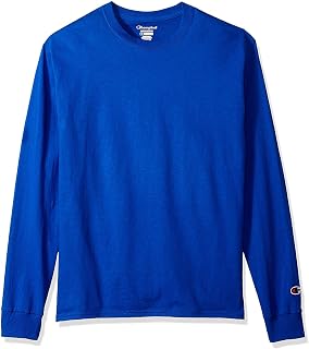 Champion Men's Long-Sleeved Cotton T-Shirt