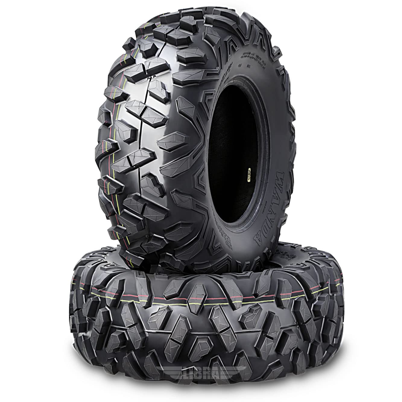 WANDA ATV UTV Tires 25X8-12 25X8X12 6PR P3501,Set 2 10375