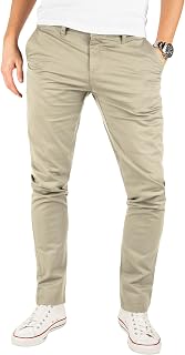 YZB Yazubi Men's Tech Chino Trouser – Slim Fit, Model: Kyle, Chino Trousers Jeans