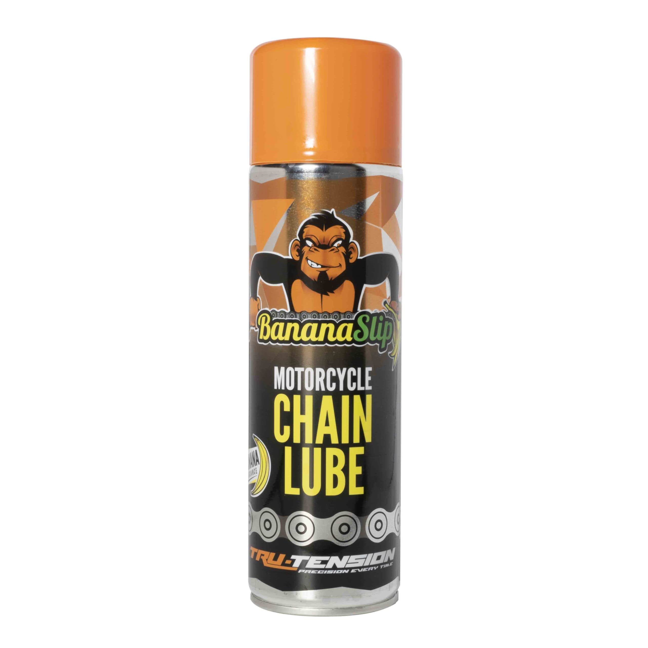 Tru-Tension | BananaSlip Motorcycle Chain Lube | Motorbike Anti-Fling Lubricant 