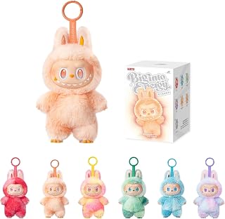 POP MART THE Monsters LABUBU Big into Energy Vinyl Plush Pendant Blind Box | LABUBU Doll, Blind Box Figures, Plush Keychain, Bag Charms, Random Design Collectible Tie Dye Toys, Single Box