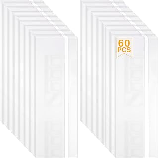 60 Pack Window Fly Traps, Fly Paper Sticky Strips, Indoor Fly Catcher, Clear Fly Catcher Trap for Home School Restaurant Canteen