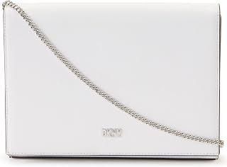 DKNY Women's Twiggy Clutch Bag, Optic White, One Size