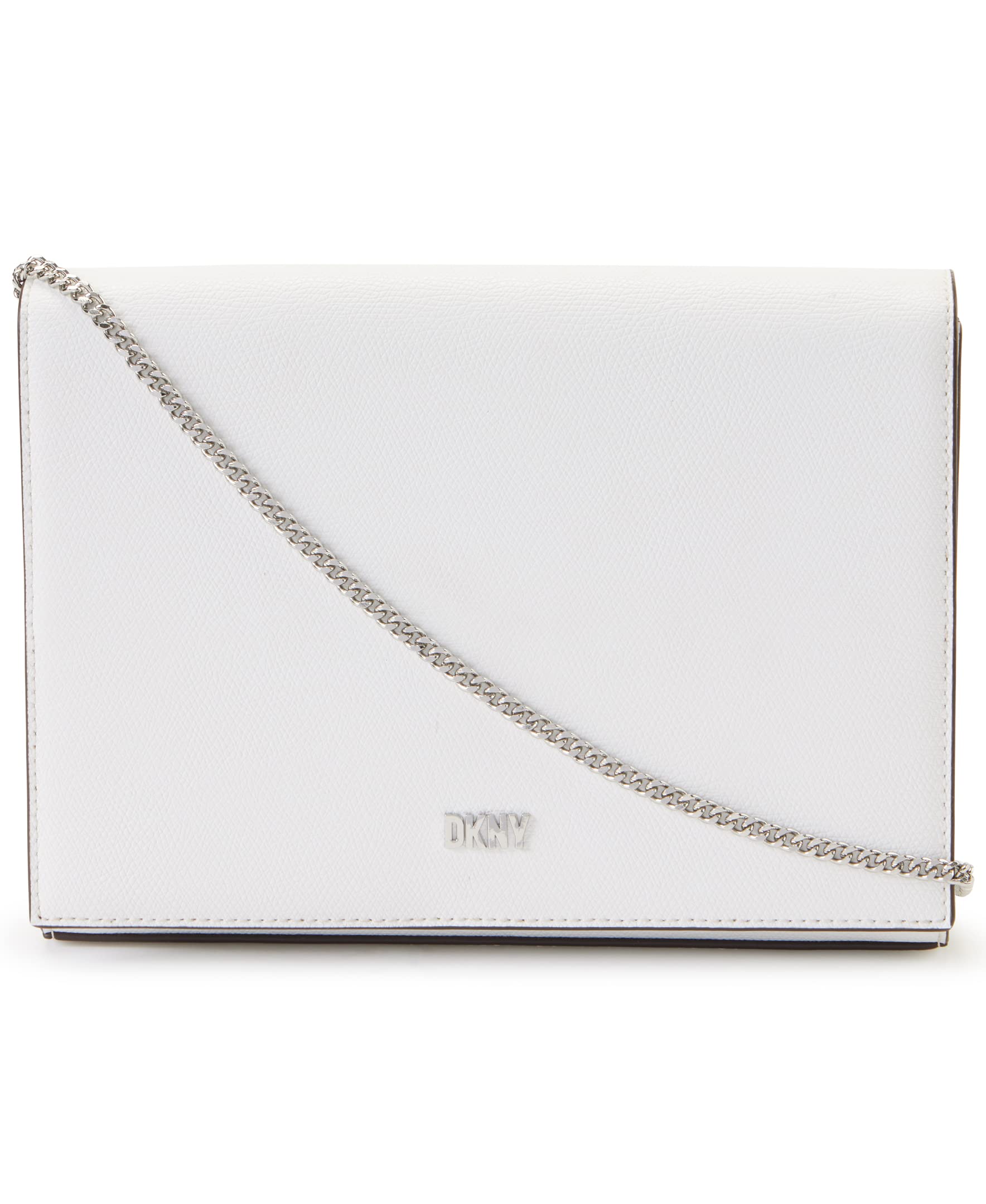DKNY Women's Twiggy Clutch Bag, Optic White, One Size