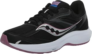 Saucony Cohesion 17 Women's Sneaker, Black Orchid, 38.5 EU Wide