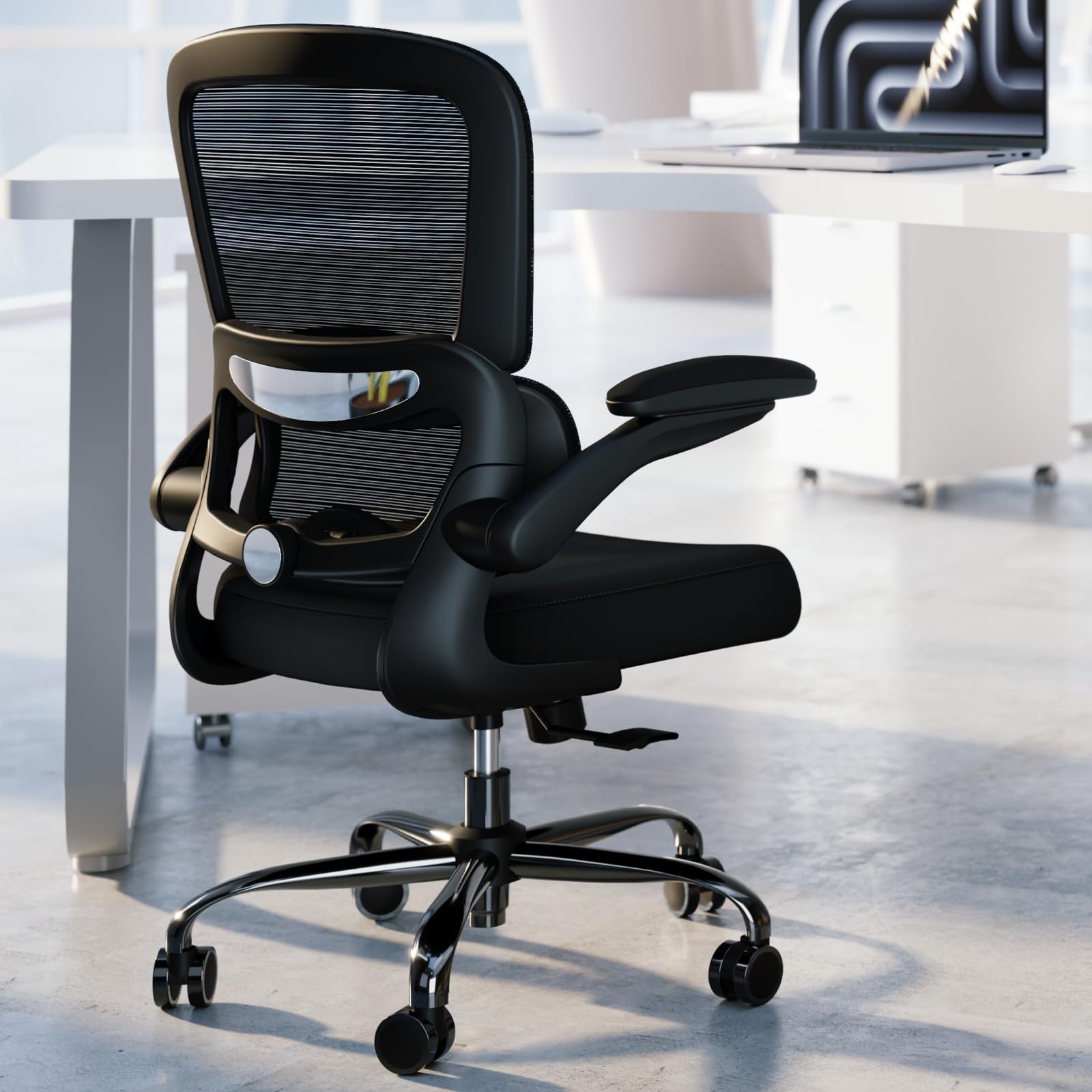 TRALT Office Chair - Ergonomic Desk Chair with Adjustable Lumbar Support, Mesh C