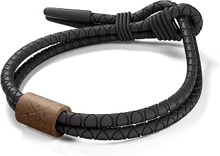 FlexTech Adjustable Silicone Rope Bracelet: Waterproof, Sweatproof, Sunproof, Minimalist Surf, Golf Jewelry for Men - One Size Fits All