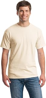 Gildan Basic Short Sleeve T-Shirt Heavy Cotton for Men - 100% Cotton Large