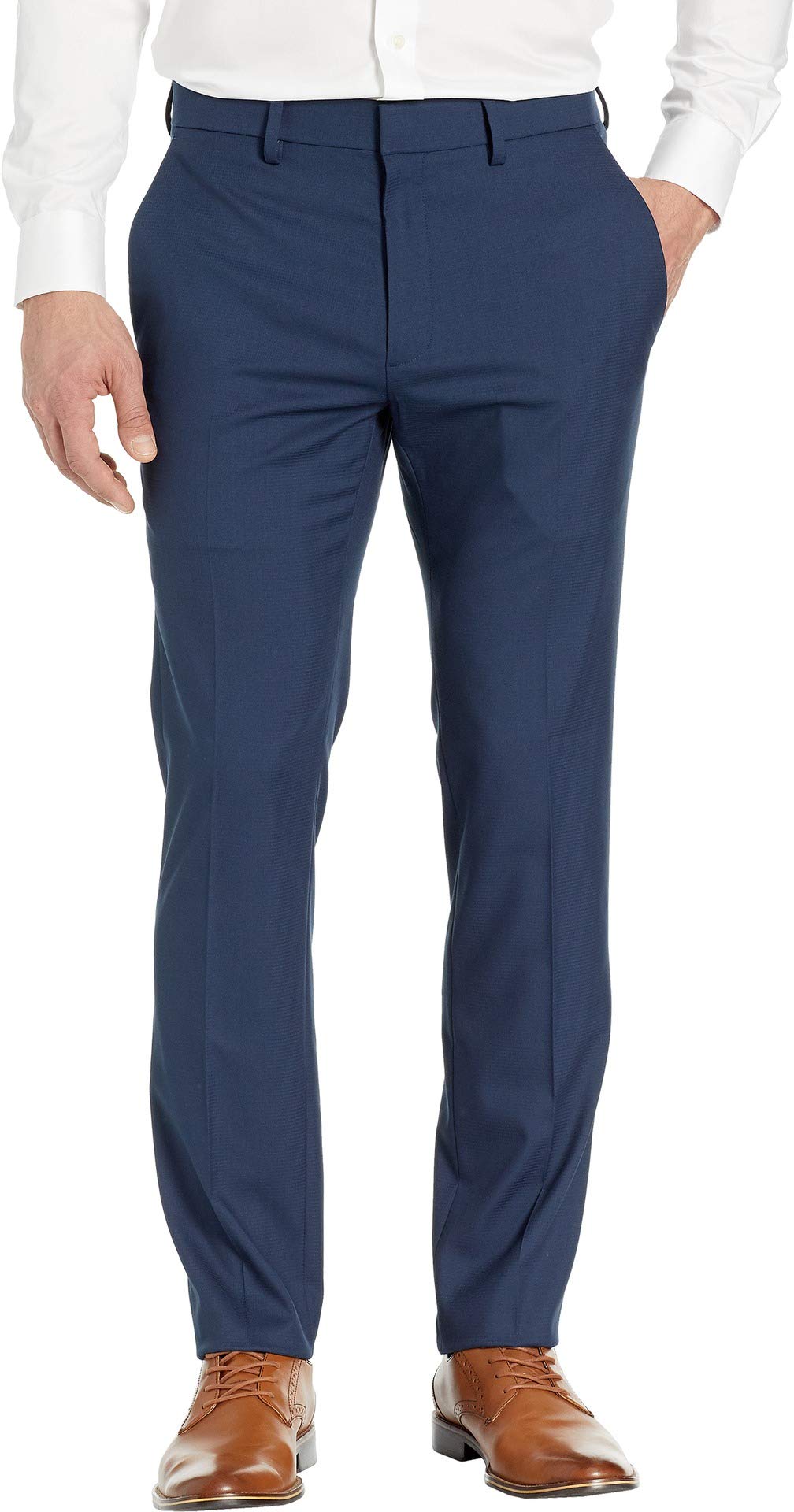Kenneth Cole Reaction Pantaloni da Uomo, Slim Fit, alla Moda, Fantasia